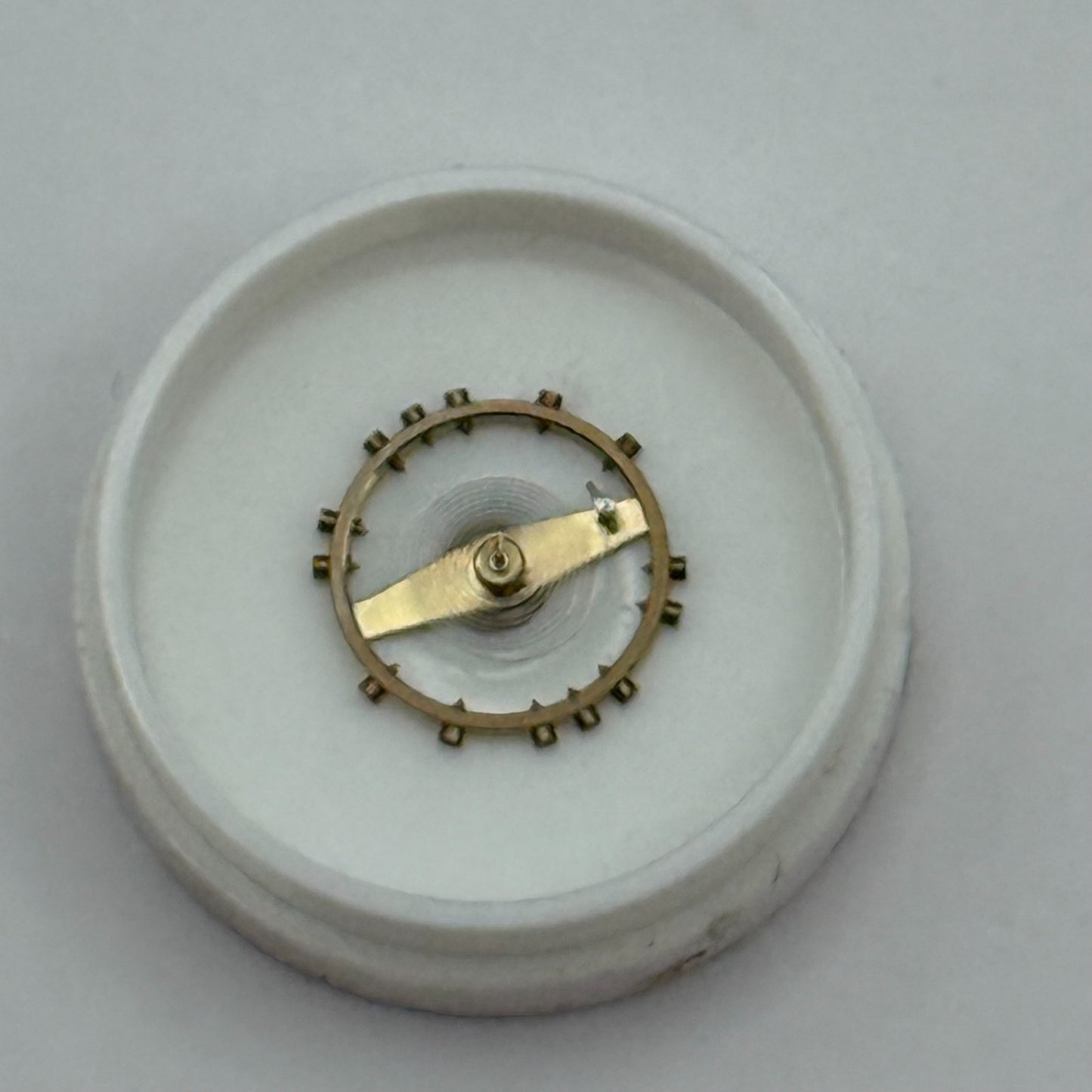 Derby 40 Balance Wheel Complete And Spring  8¾’’’ 102 M Watch Movement Parts NOS