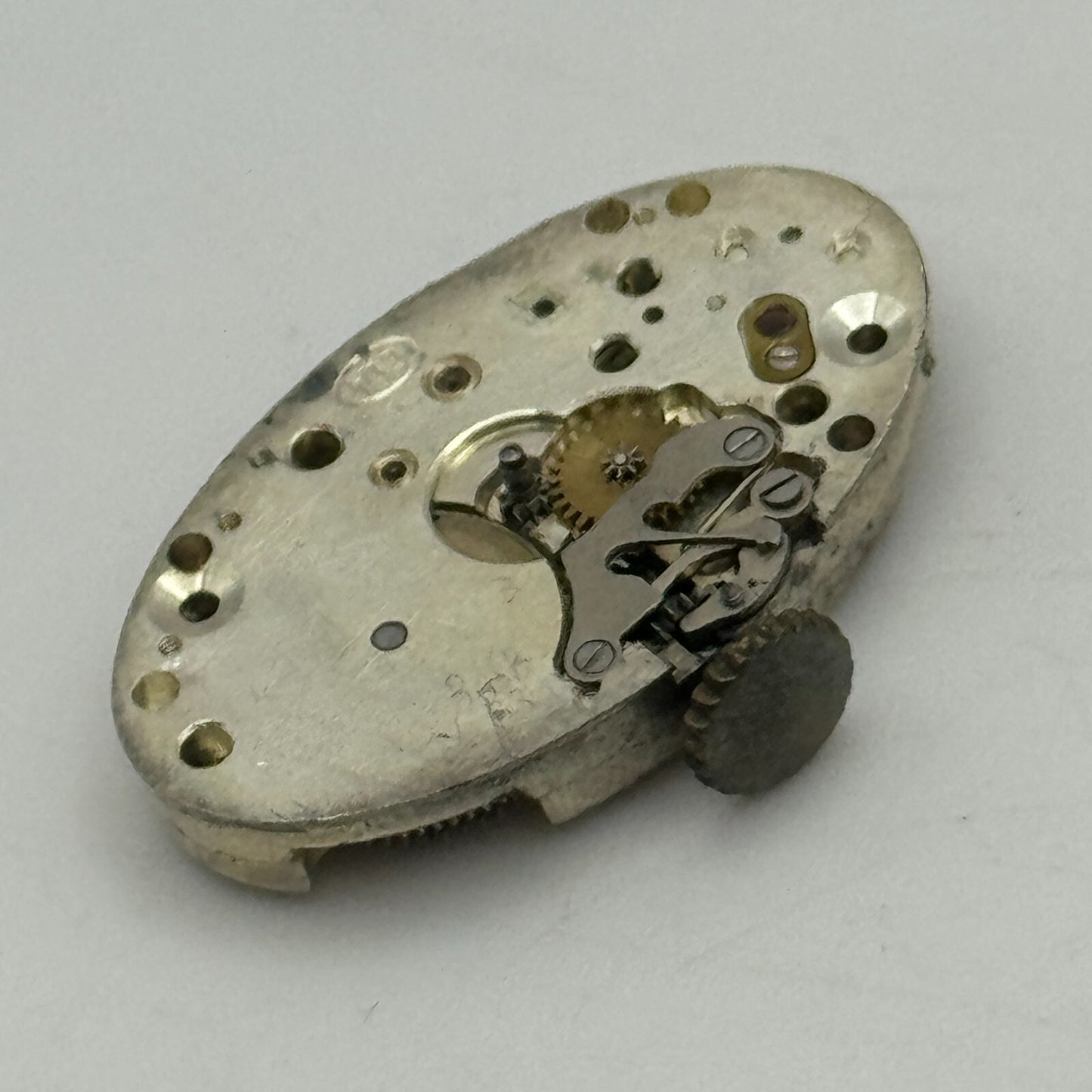 14.7mm ETA Oval 15 Jewels Swiss Manual Wind Watch Movement Vintage PARTS SPARES