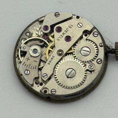 23.6mm AS 1123 1124 Manual Wind 15 Jewels Watch Movement Swiss Vintage PARTS