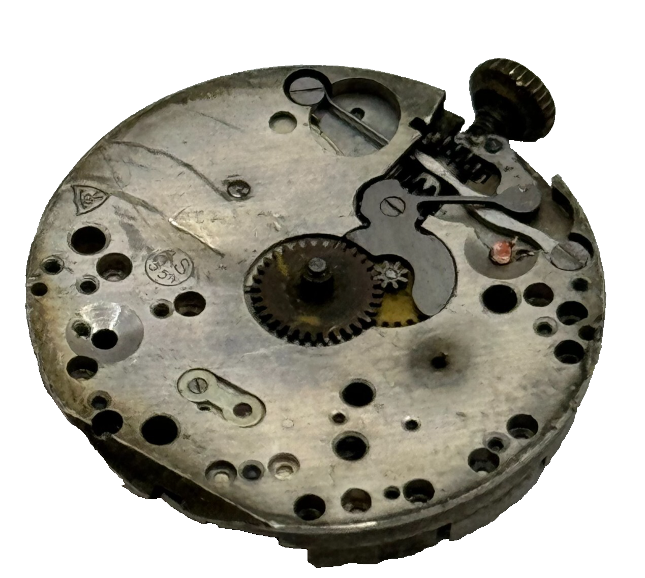 27mm Mens Rotary AS 554 Trench Watch Manual Wind 15 Jewels Movement PARTS SPARES