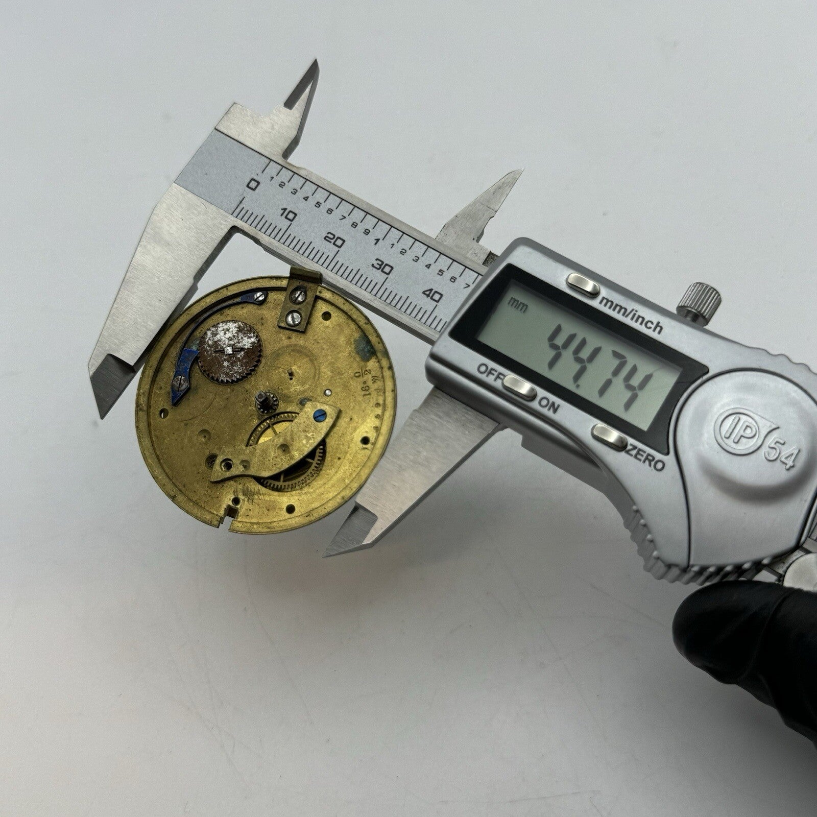 44.7mm J B Yabsley Ludgate Hill London Pocket Watch Movement FOR PARTS