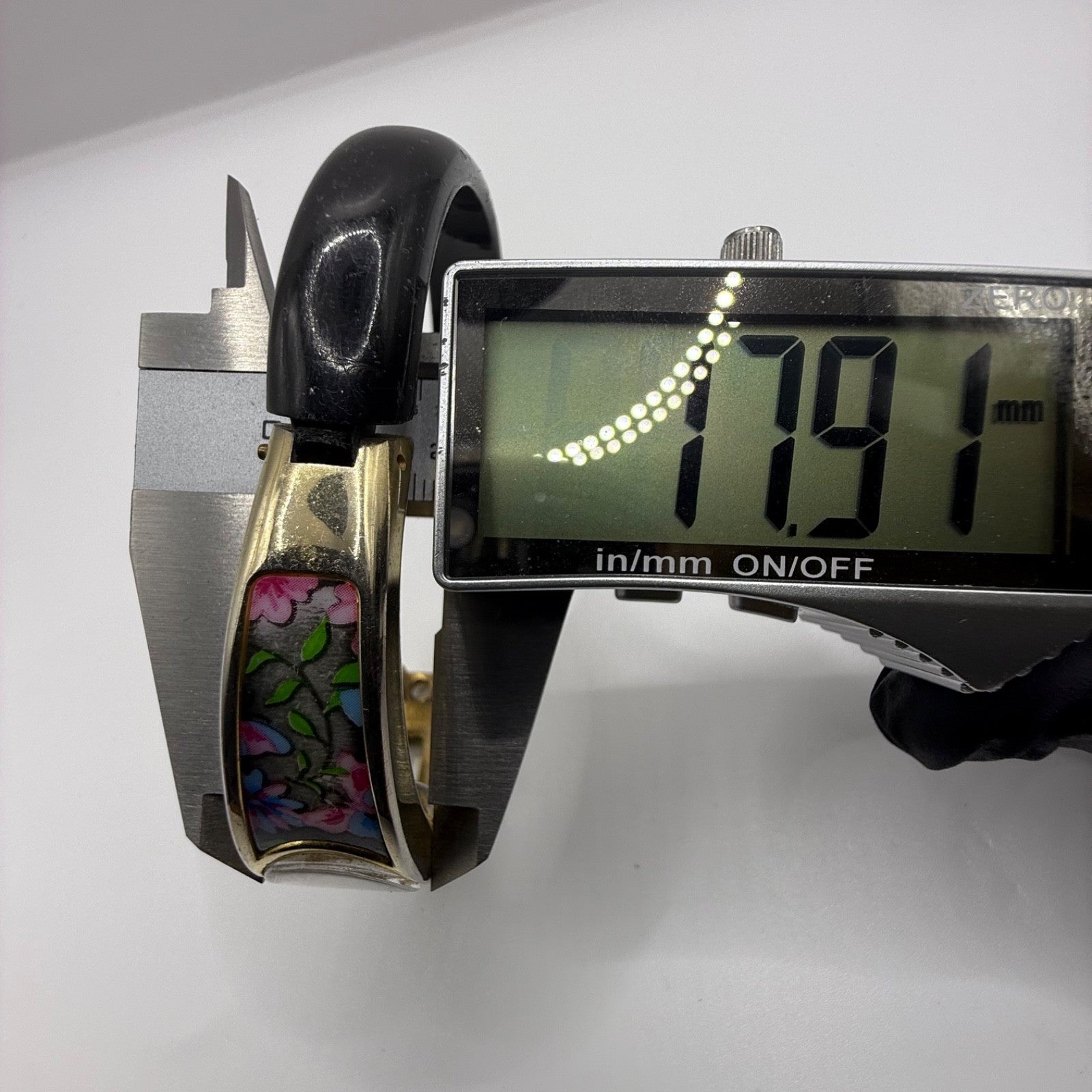 17mm Vintage Floral Flower Antimagnetic Manual Wind Bangle Watch PARTS / REPAIR