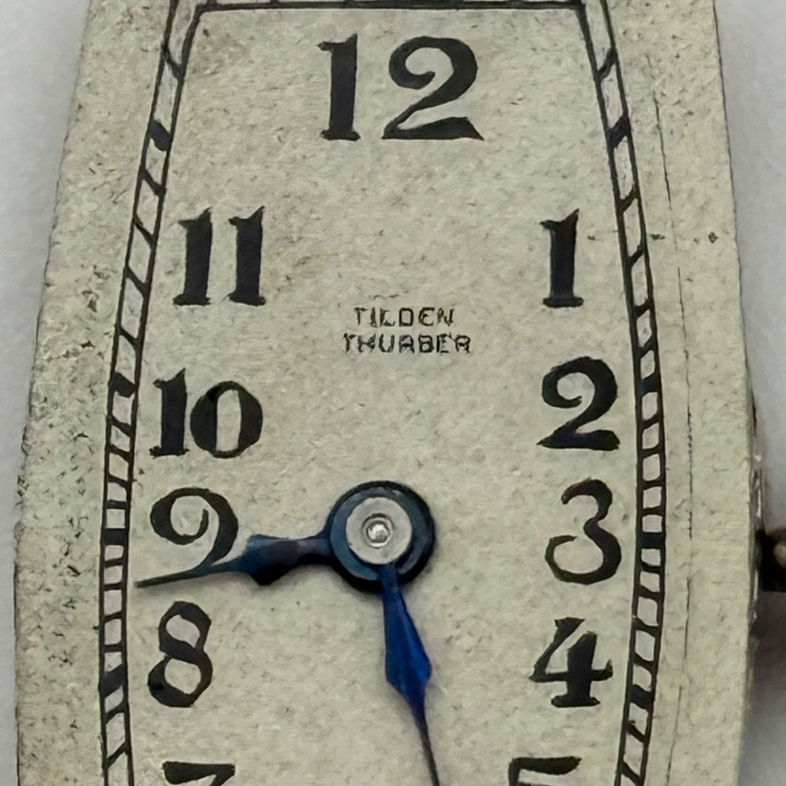 Running Vintage Zenith Tilden Thurber High Grade Oval Tank Watch Movement Manual