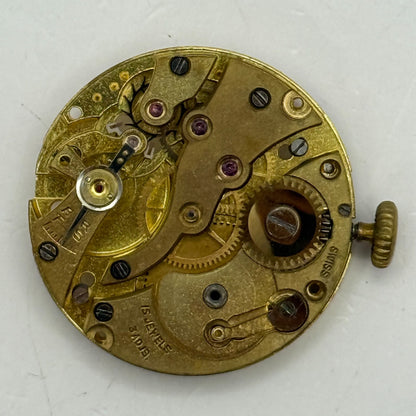 26mm Vintage AS 554 Trench Swiss Manual Wind Watch Movement PARTS REPAIR