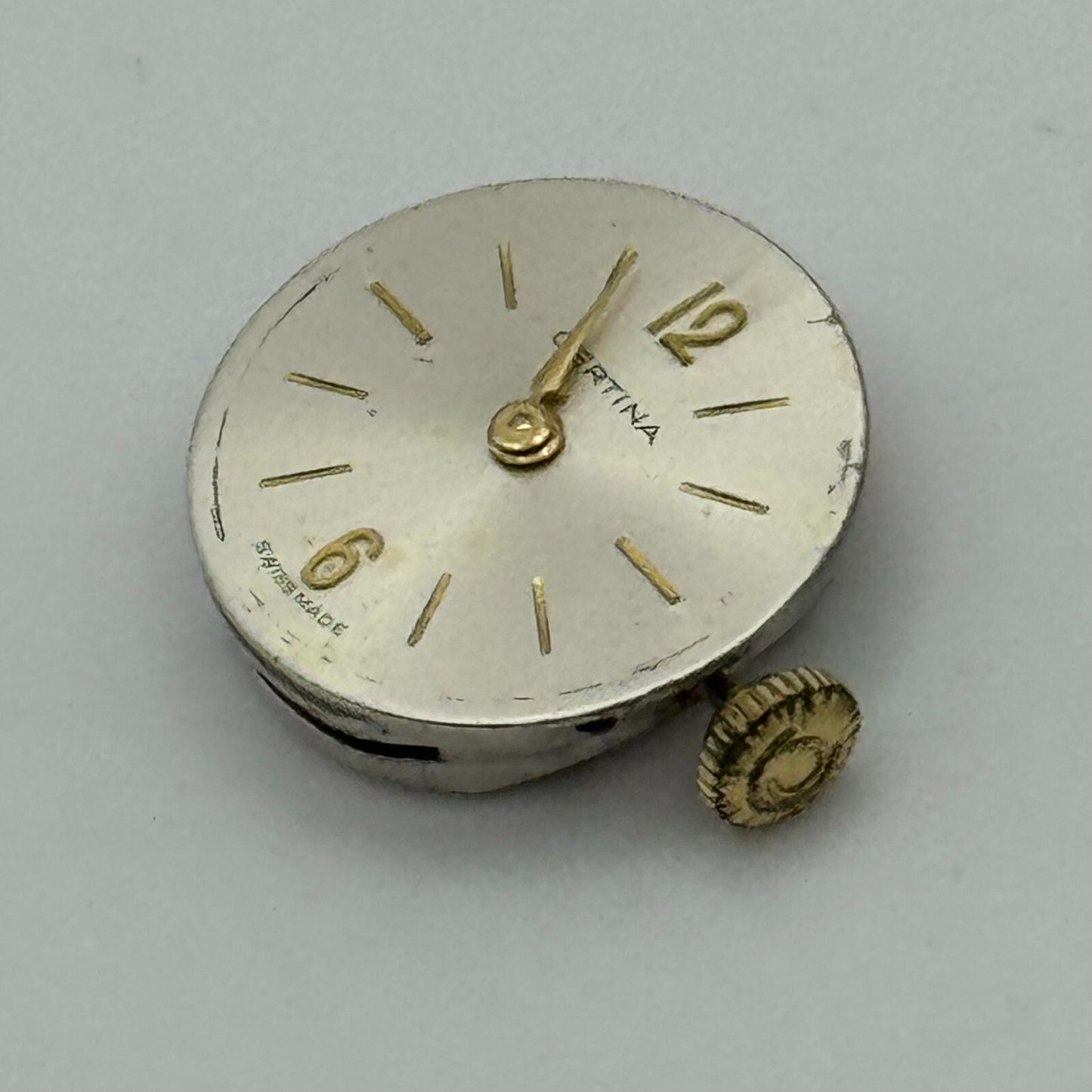12.9mm Ladies Running Certina 13-20 Manual Wind Watch Movement PARTS SPARES