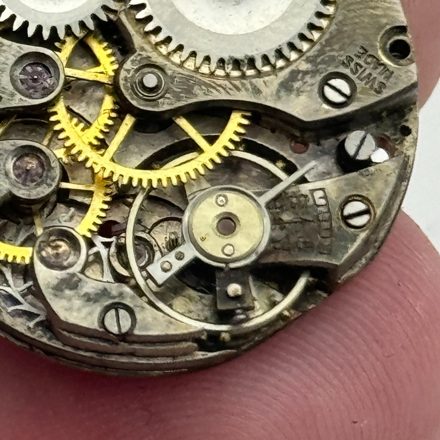 23.5mm AS A Schild Balance Intact Trench Watch Movement Manual Wind Swiss PARTS