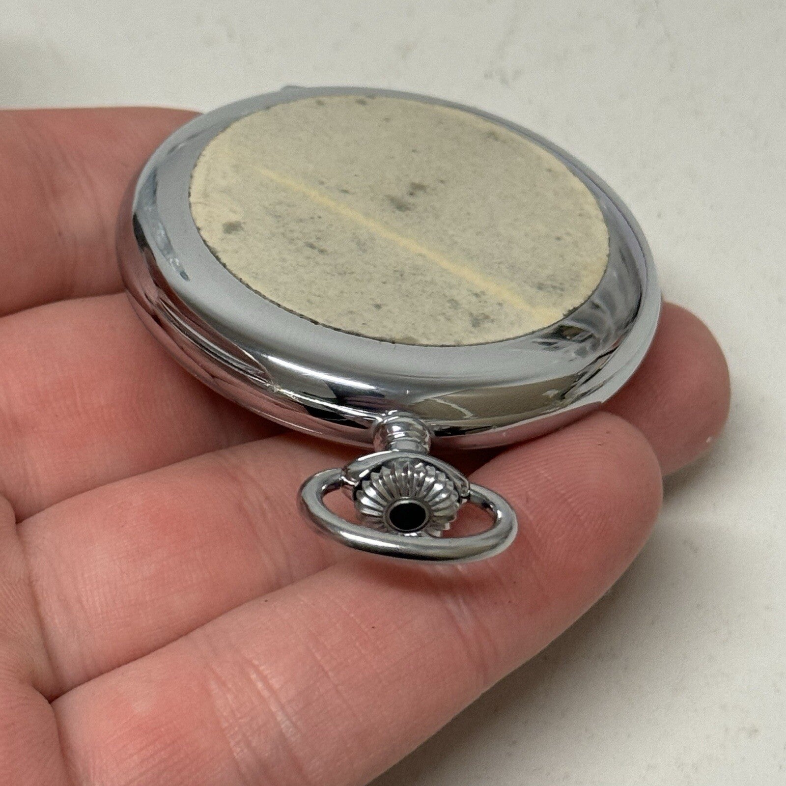 50mm Vintage Dowel NEW OLD STOCK Open Face Sub Seconds Pocket Watch TO SERVICE