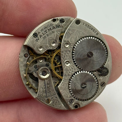Waltham Grade 310 Model 1900 American Watch Movement 3/0s Parts Repair