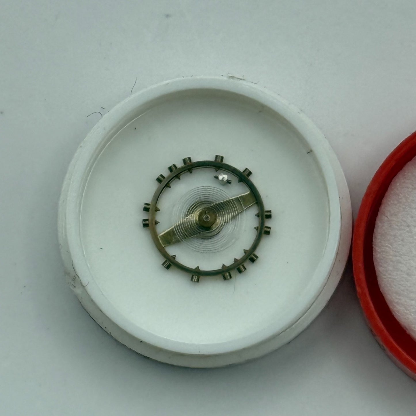 AS 970 Balance Wheel Complete And Spring 8 3/4''' 27 M Watch Movement Parts NOS