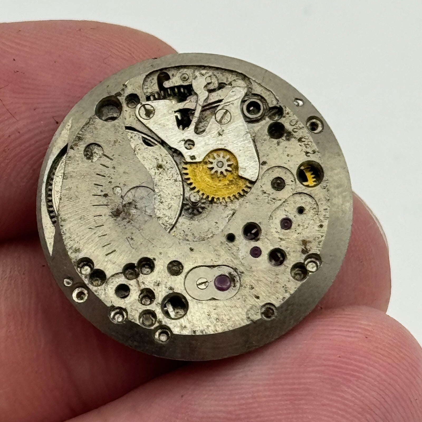 23.6mm Ebel Fab Suisse Cal 118 Manual Wind Swiss Watch Movement Vintage PARTS