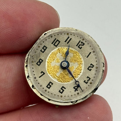 23.6mm AS A Schild 15 Jewels Nice Dial Manual Wind Swiss Watch Movement PARTS