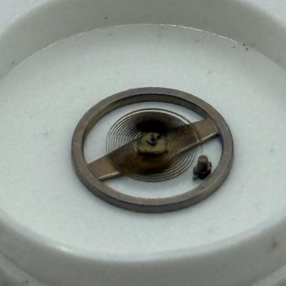 BRAC 2021 Balance Wheel Complete And Spring 5¼’’’ 69 M Watch Movement Parts NOS