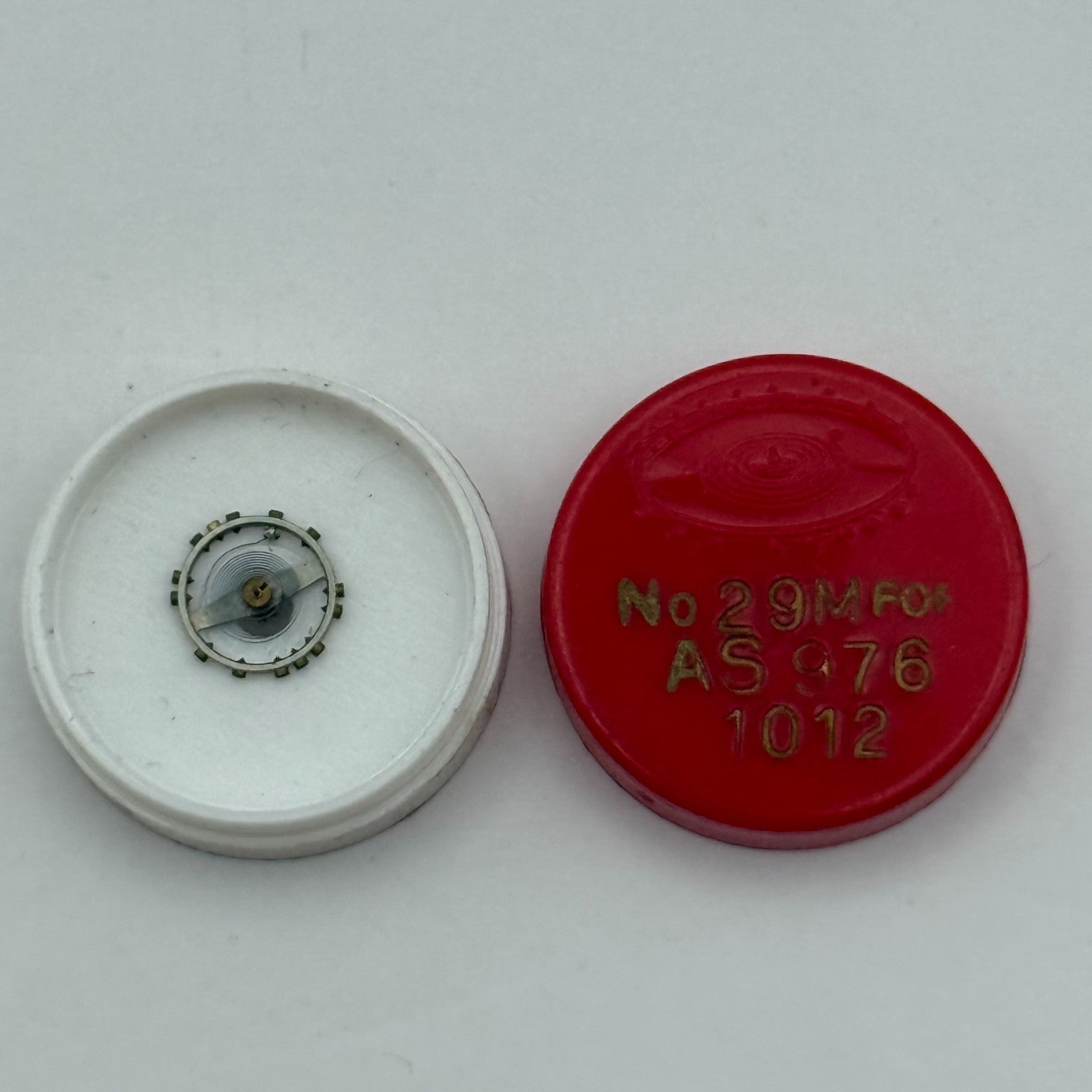 AS 976 1012 Balance Wheel Complete And Spring  29 M Watch Movement Parts NOS