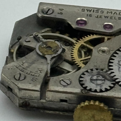 20.5mm Running Rotary Maximus Cal 54 Tank Watch Movement Manual Wind PARTS