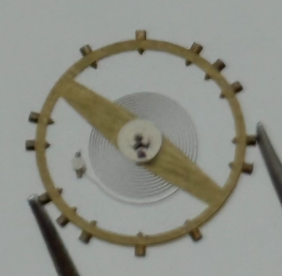 AS 1700-3 Balance Wheel Complete And Spring  1165 M Watch Movement Parts NOS