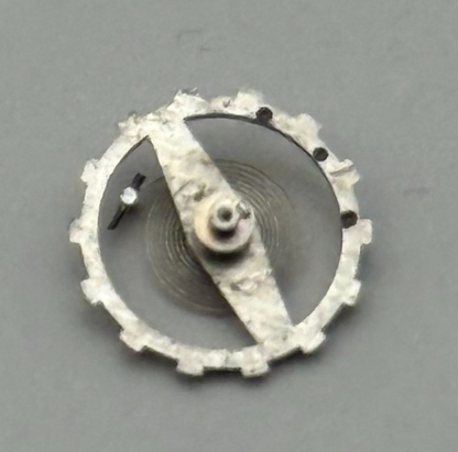 Brac 2051 Balance Wheel Complete And Spring  5½’’’ 69 M Watch Movement Parts NOS