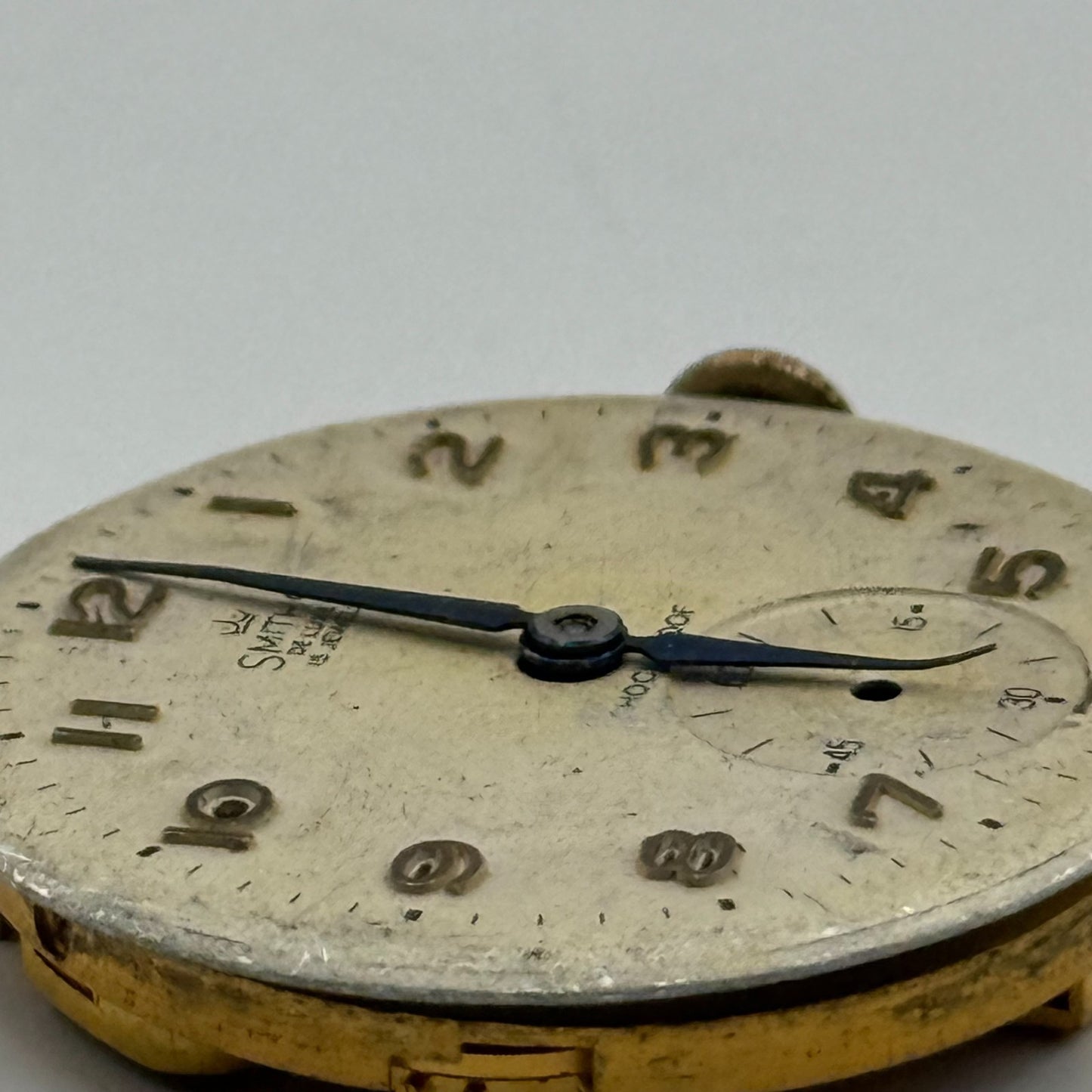 Smiths De Luxe 15 Jewels Shockproof Watch Movement Manual Wind Parts 26.8mm