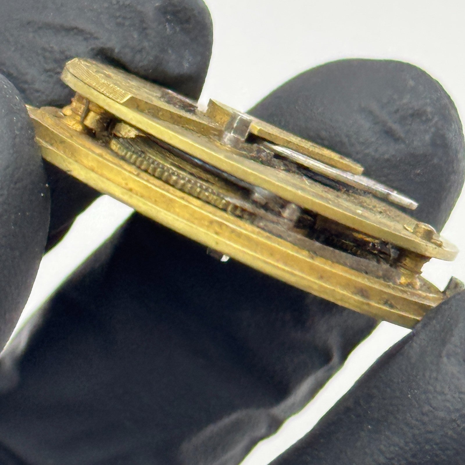 Fusee Pocket Watch Movement Antique English Key Wound Parts Repair Spares 35.7mm