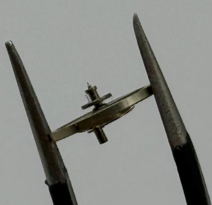 Oris 380 Balance Wheel Complete And Spring 6¾-8’’’ 398 M Watch Movement Parts 