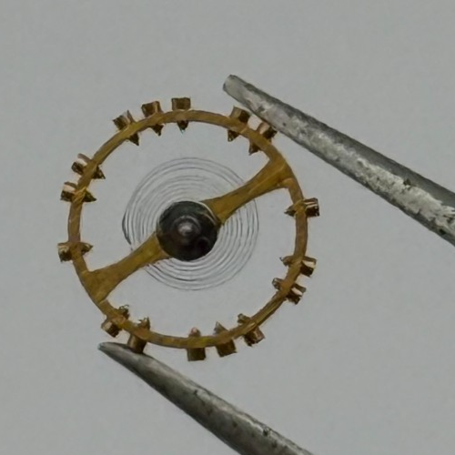 AS 976 1012 Balance Wheel Complete And Spring 29 M Watch Movement Parts NOS