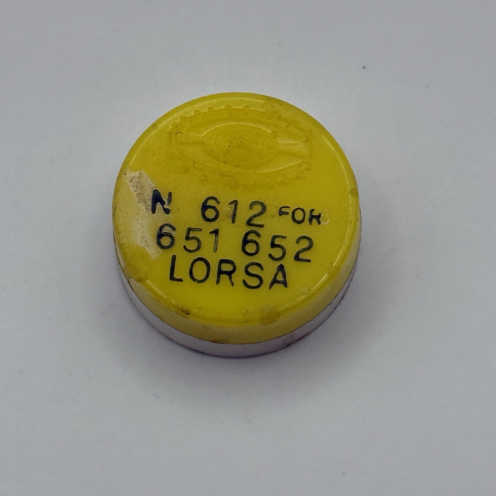 Lorsa 651 652  Balance Wheel Complete And Spring 612 Watch Movement Parts NOS