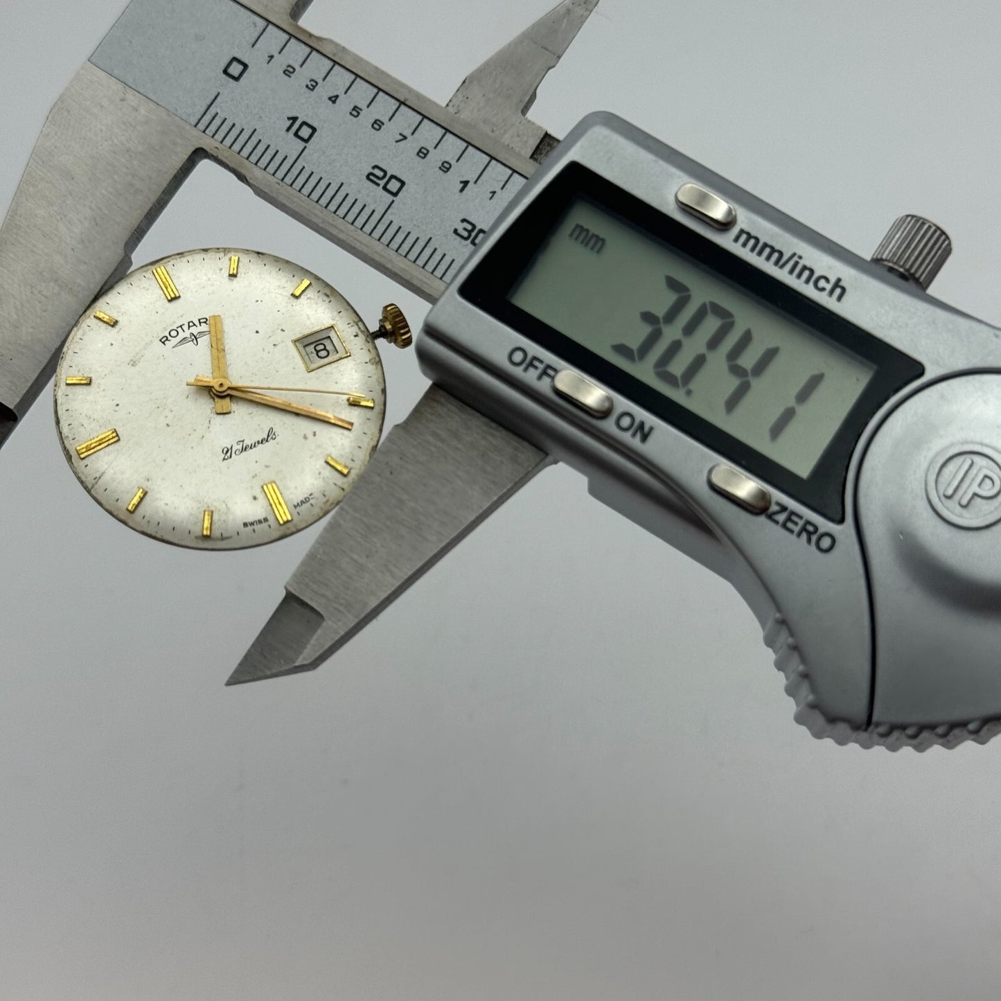 26mm Men's Rotary AS 1746 1747 Manual Wind Watch Movement Swiss Made PARTS