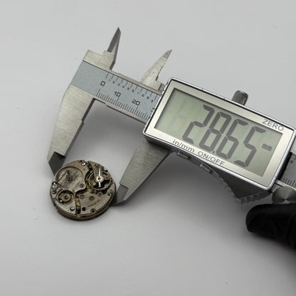 FEF Trench 15 Jewels Watch Movement Manual Wind Vintage Parts Repair 29.5mm
