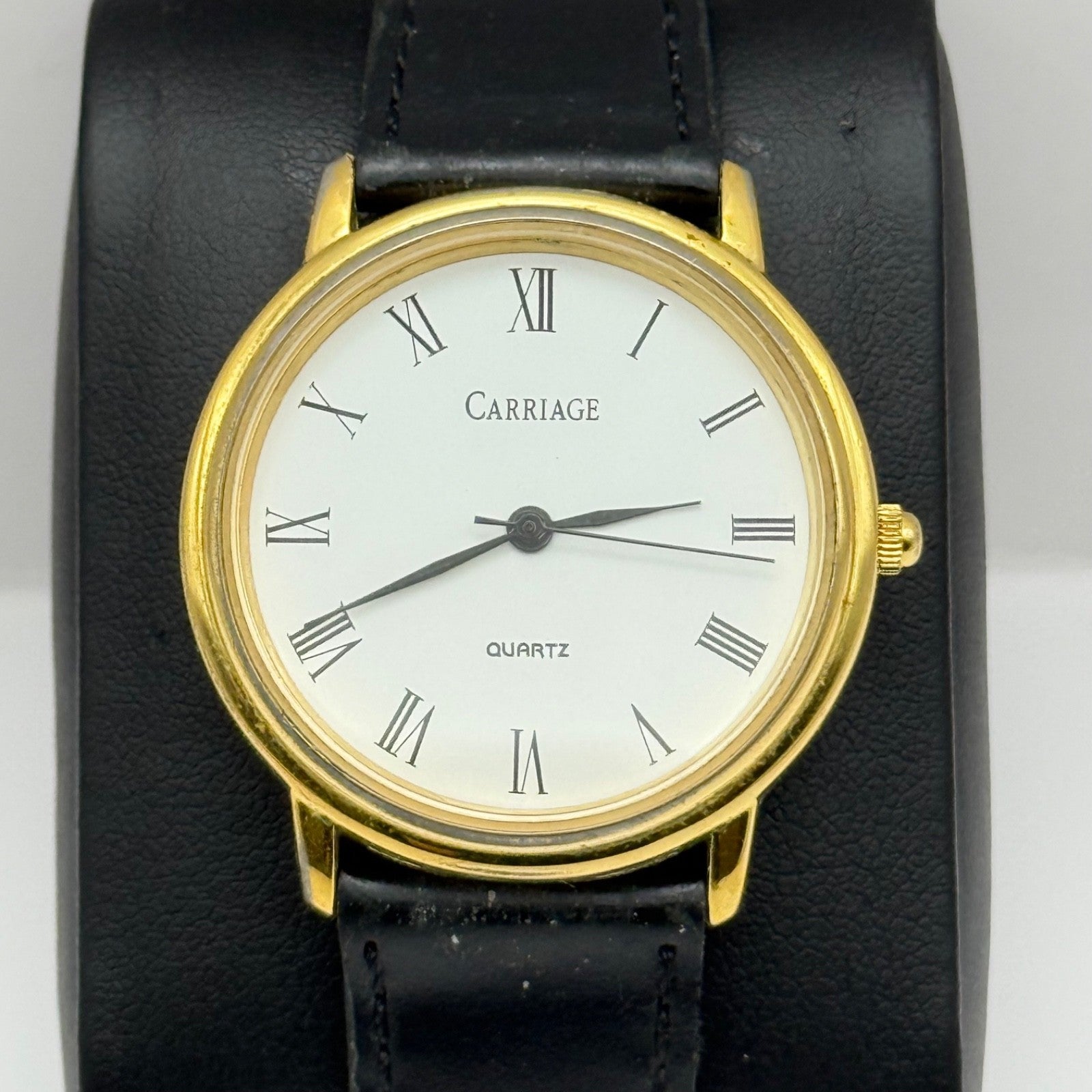 Working Ladies Carriage Second Hand 34mm Quartz Watch New Battery Adjustable