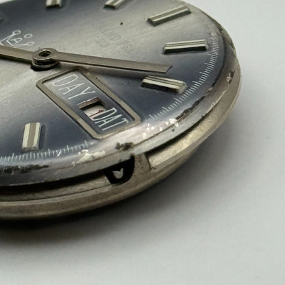 Colombo Style Grand Prix Day Date 1978-3 Watch Movement Manual Wind Parts 24mm