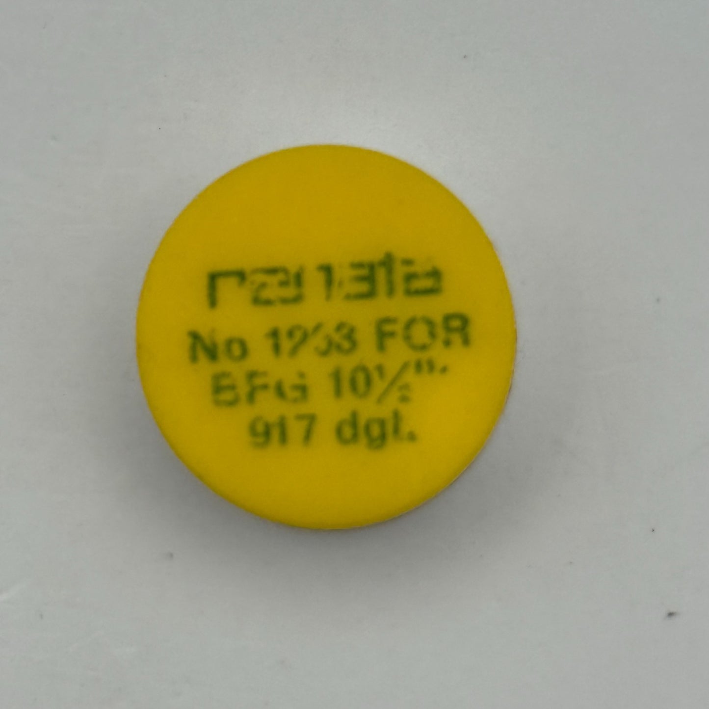 BFG 917 Balance Wheel Complete And Spring 10 1/2'''  1233 Watch Movement Parts 