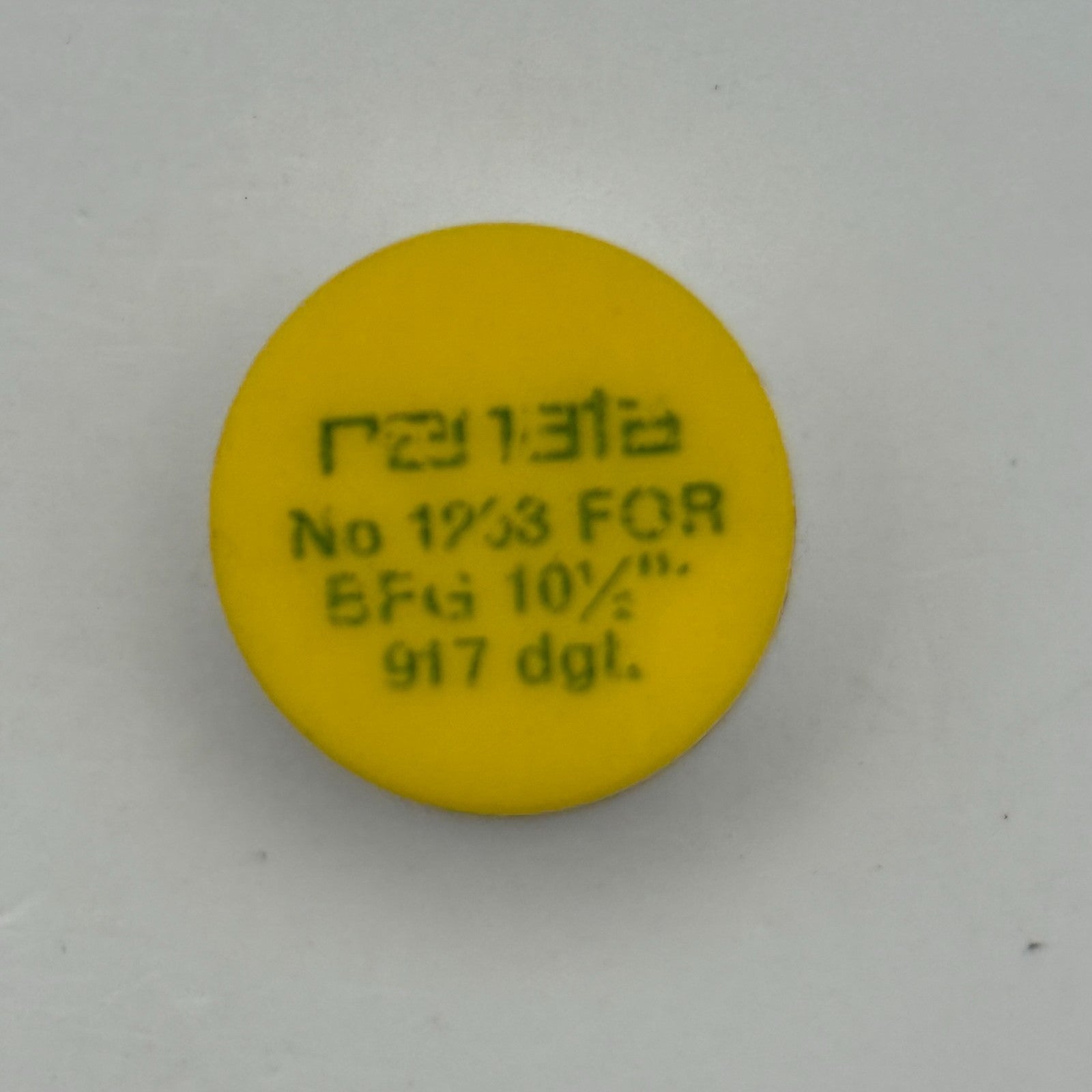 BFG 917 Balance Wheel Complete And Spring 10 1/2'''  1233 Watch Movement Parts 