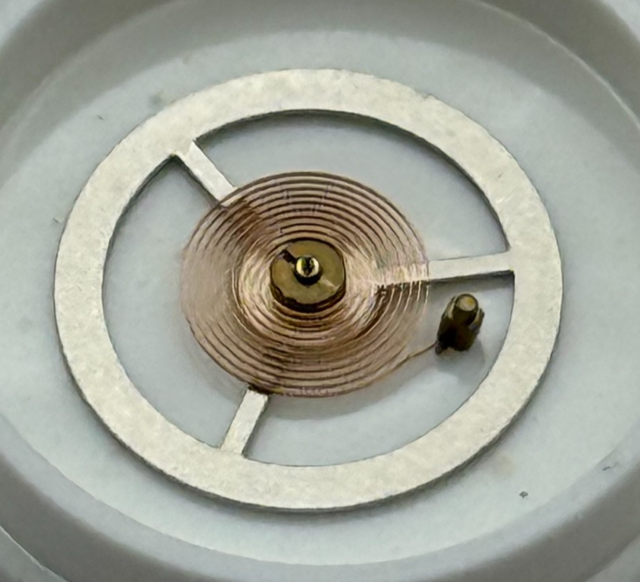 EB 8800 Balance Wheel Complete And Spring 12’’’ 1309 Watch Movement Parts NOS