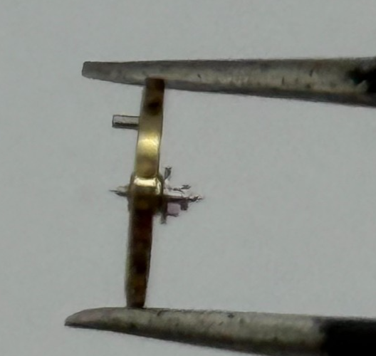 AS 976 1012 Balance Wheel Complete And Spring Inca 532 M Watch Movement Parts