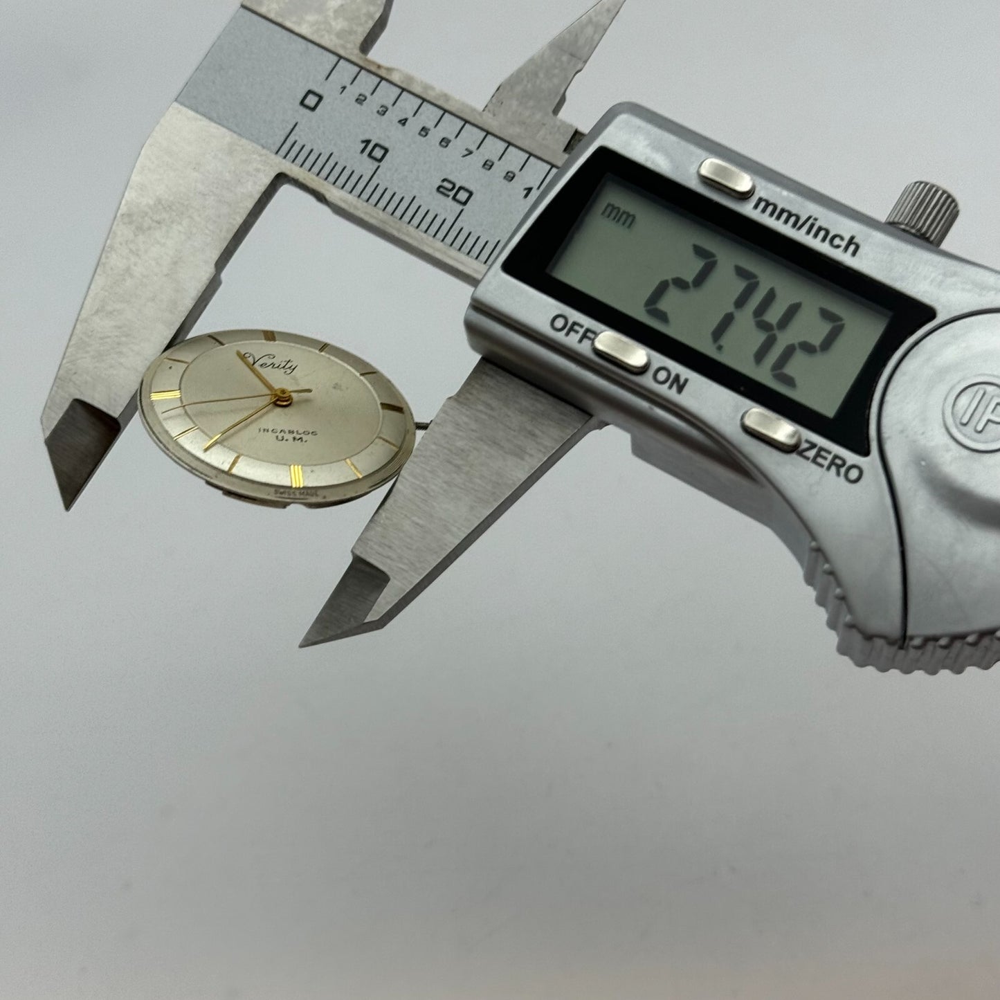 25.8mm Men's Verity FHF 72 Manual Wind 17 Jewels Swiss Made Watch Movement PARTS