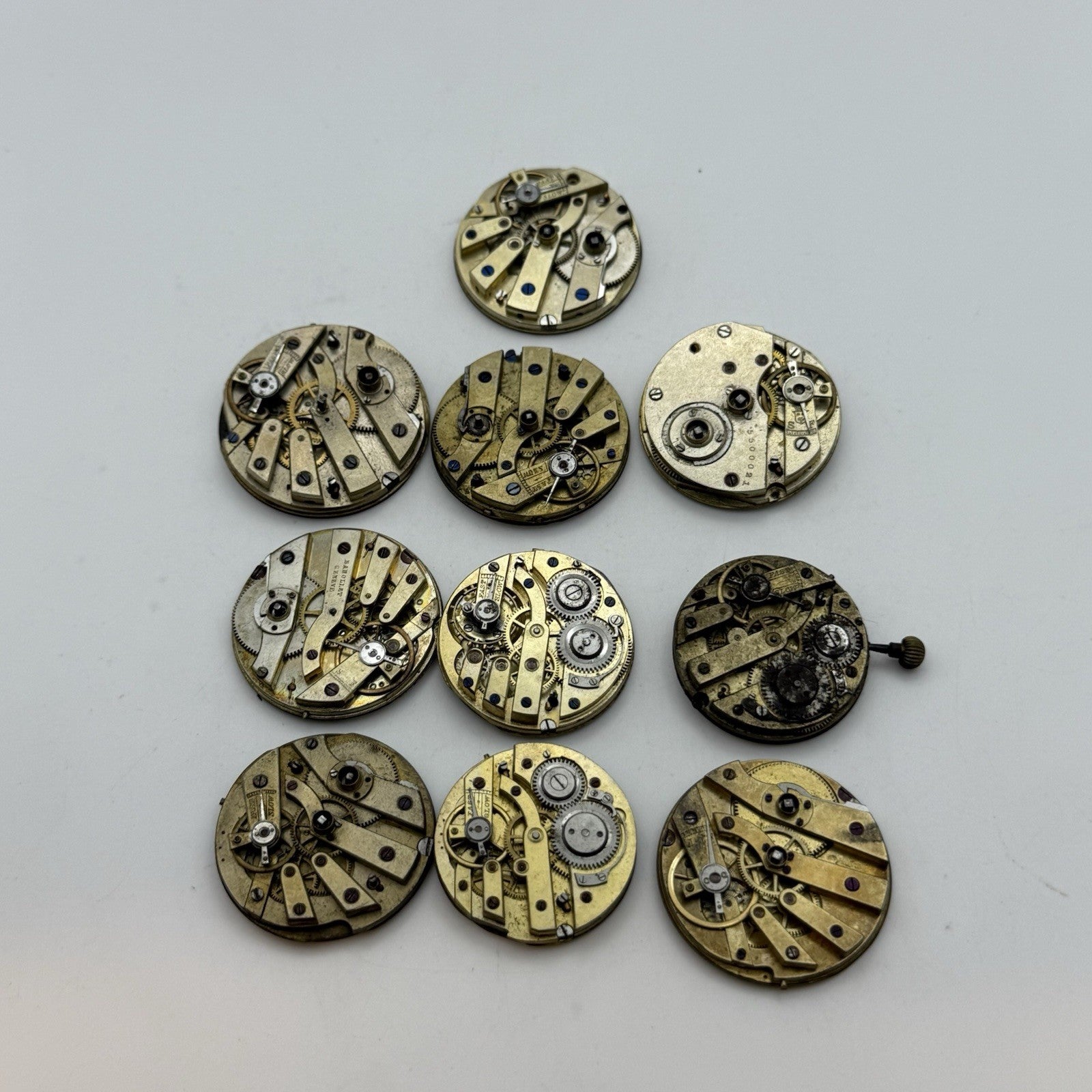 Bundle Mixed Antique / Vintage Pocket Watch Movements Joblot PARTS REPAIR SPARES