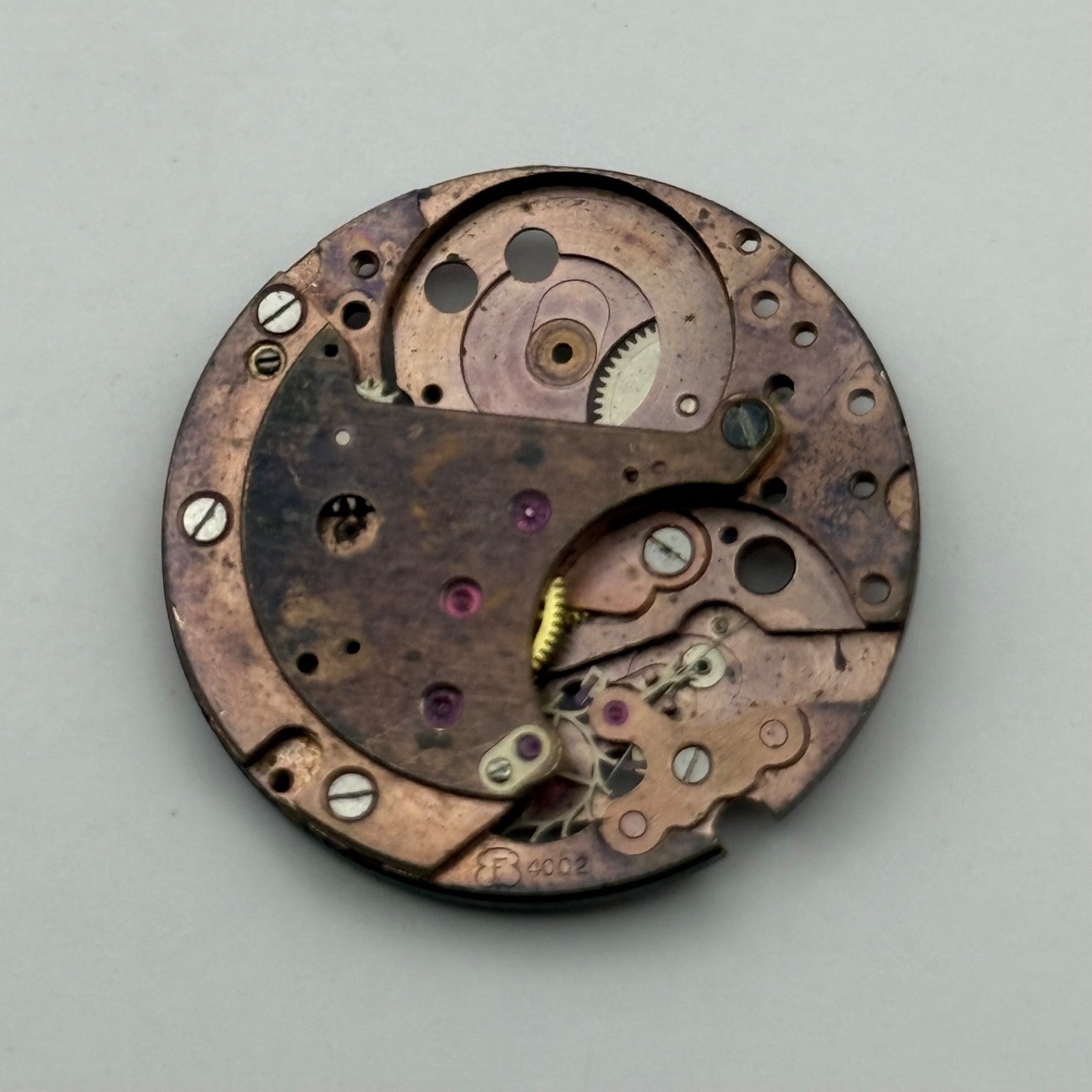 Felsa F4022 Watch Movement Automatic Vintage Swiss Incomplete Parts 26.3mm