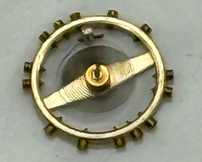 FHF 59 Balance Wheel Complete And Spring Inca 1231 M Watch Movement Parts NOS