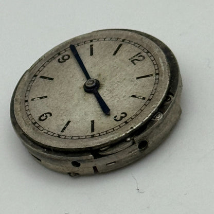 19.7mm Peercee Stauffer S S & Co Manual Wind Swiss Watch Movement PARTS SPARES