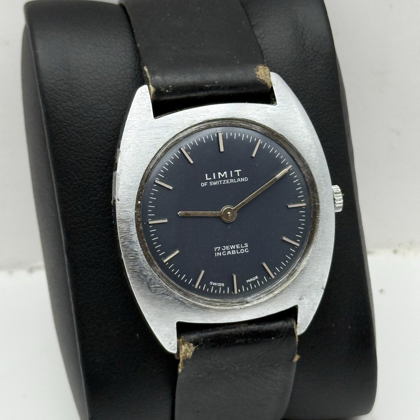 32mm Vintage Mens Limit FHF ST 69-21 Swiss Manual Wind Watch PARTS REPAIR