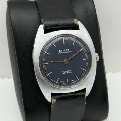 32mm Vintage Mens Limit FHF ST 69-21 Swiss Manual Wind Watch PARTS REPAIR