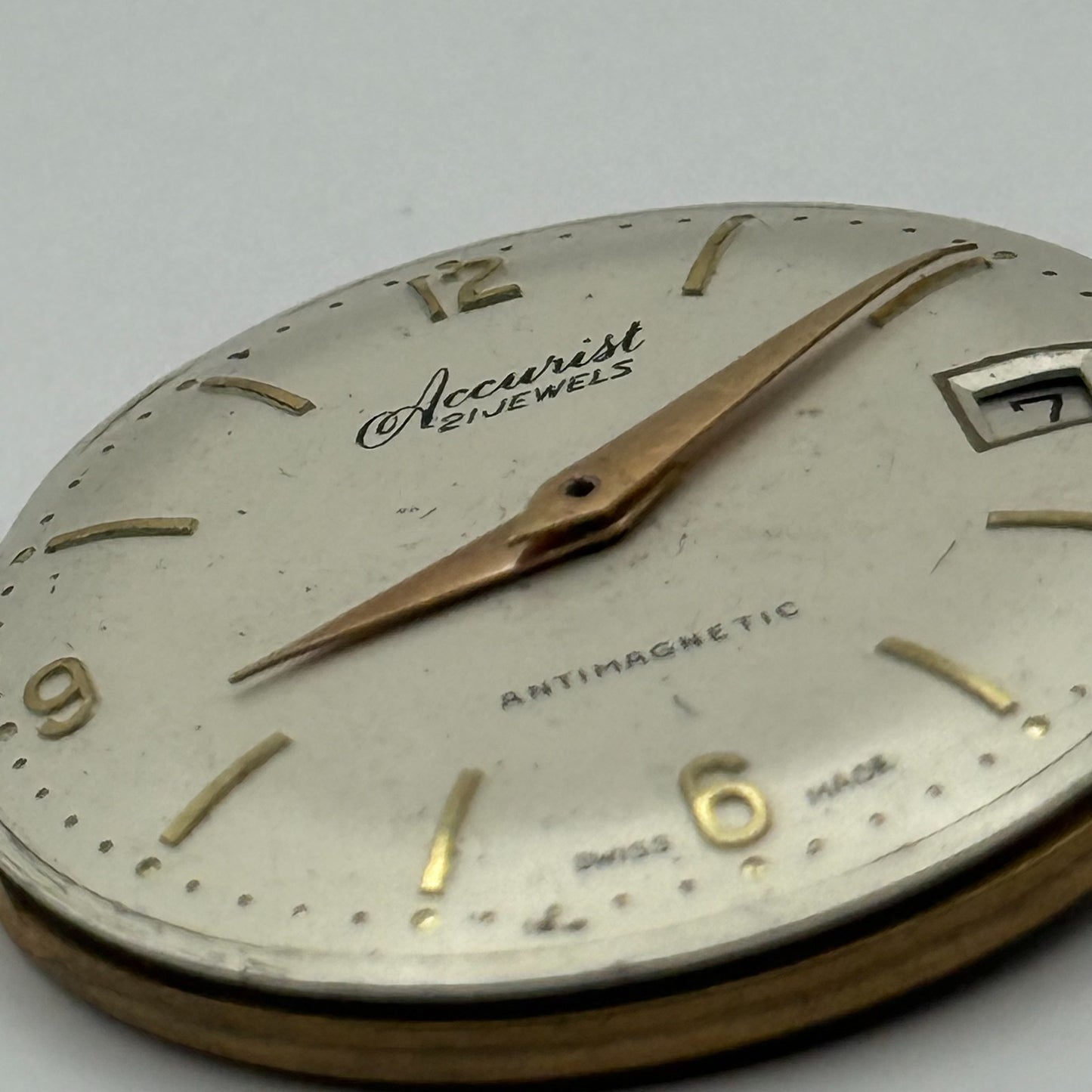 ETA 2409 Watch Movement Accurist Manual Wind Vintage Swiss Parts Repair 29.4mm