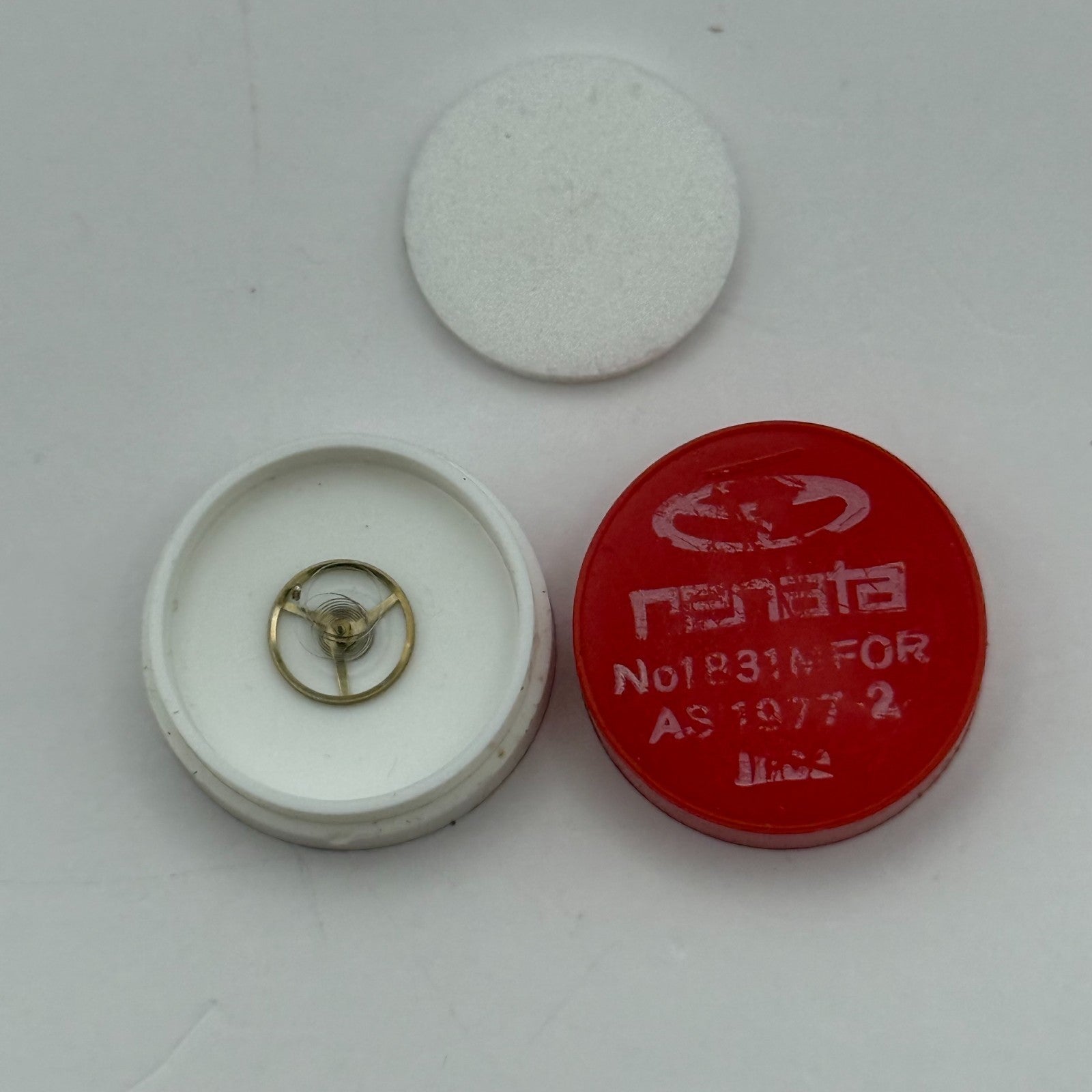 AS 1977-2 Inca Balance Wheel Complete And Spring 1831 M Watch Movement Parts NOS