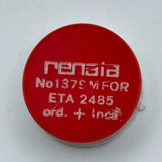 ETA 2485 Balance Complete Ord. + Inca Renata 1379 M Watch Movement Parts DAMAGED