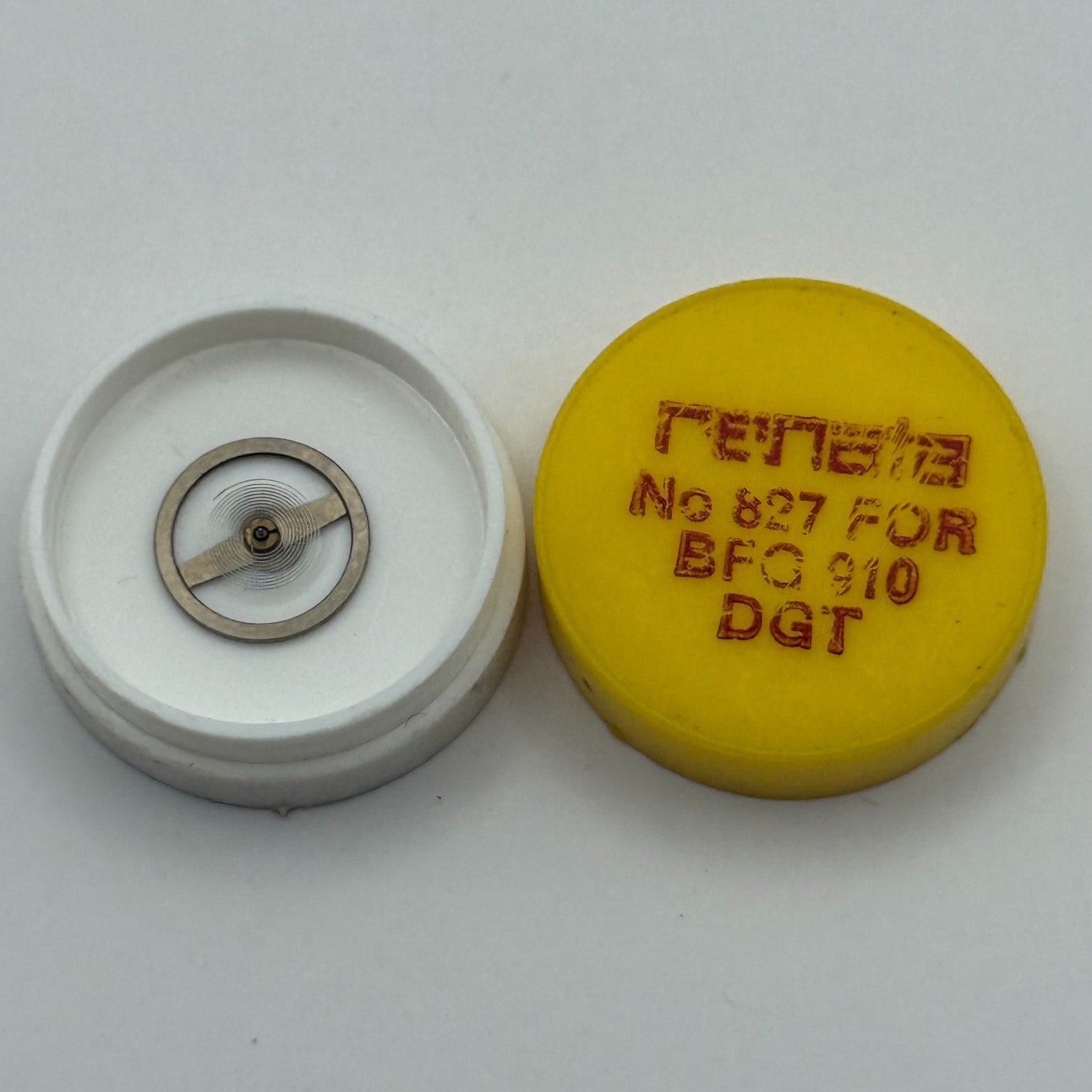 BFG 910 Balance Wheel Complete And Spring DGT Renata 827 Watch Movement Parts 