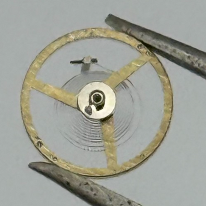 AS 1977-2 Balance Wheel Complete And Spring  1831 M Watch Movement Parts NOS