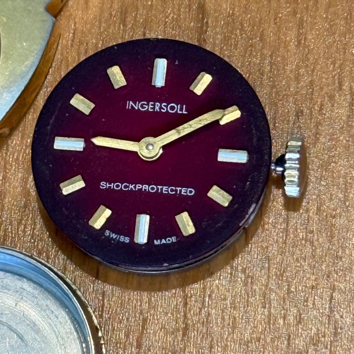 21mm Vintage Ingersoll Amida 562 Swiss 1 Jewel Manual Wind Watch PARTS / REPAIR