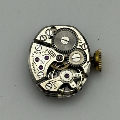 13.1mm Running Vintage Ladies Bulova 5AD Manual Wind Swiss Watch Movement PARTS