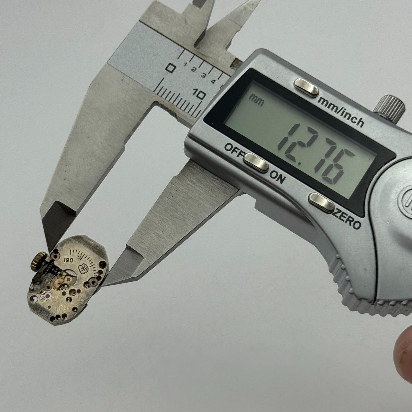 12.7mm FHF 190 Rone J-285470 Manual Wind 15 Jewels Swiss Watch Movement PARTS