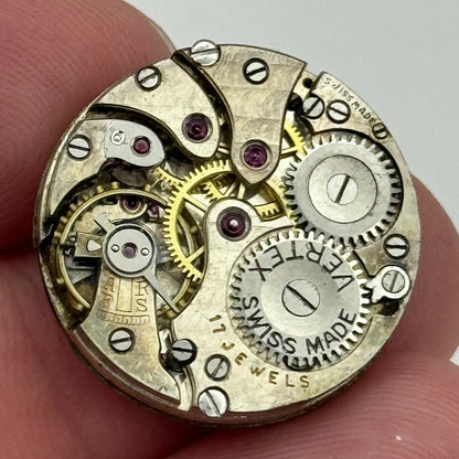 22mm Vertex Revue Balance Ok Sub Seconds 15 Jewels Trench Watch Movement PARTS