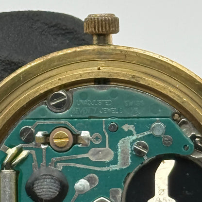 ETA 955.414 Quartz Watch Movement Rotary Date Vintage Swiss Parts Repair 30.9mm